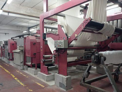 Kusters Brand singeing line, 260 cm, 1997 model
