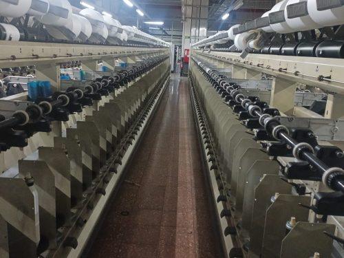60 Adet Icbt Marka DT-362 Polyester İplik Büküm Makinası , 1997 Model , 128 gözlü  kurulu ve çalışır durumda.