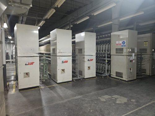 45 Adet Icbt Marka DT-362 Polyester İplik Büküm Makinası , 1997 Model , 336 gözlü