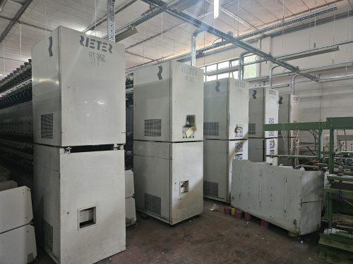 5 Adet Rieter Marka DT-362 Polyester İplik Büküm Makinası , 2002 Model , 336 gözlü