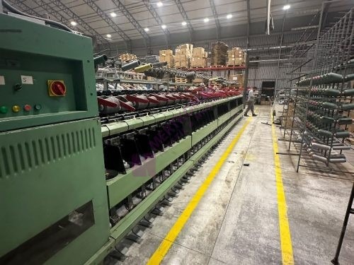 Saurer Allma Yarn Twisting Machine, 80 spindles, 1995 model