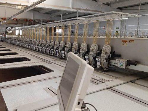 2 pcs Sinsim Embroidery Machine, 34 heads